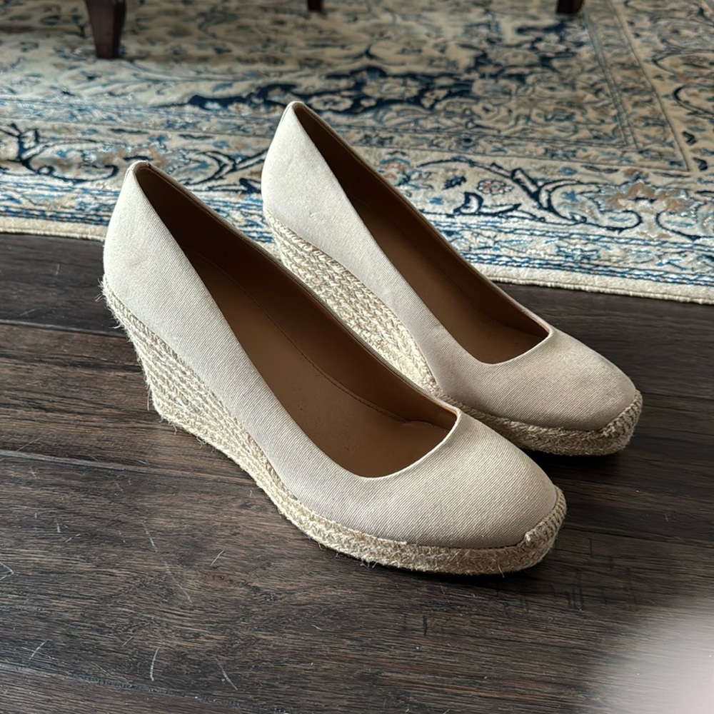 J Crew espadrille wedge